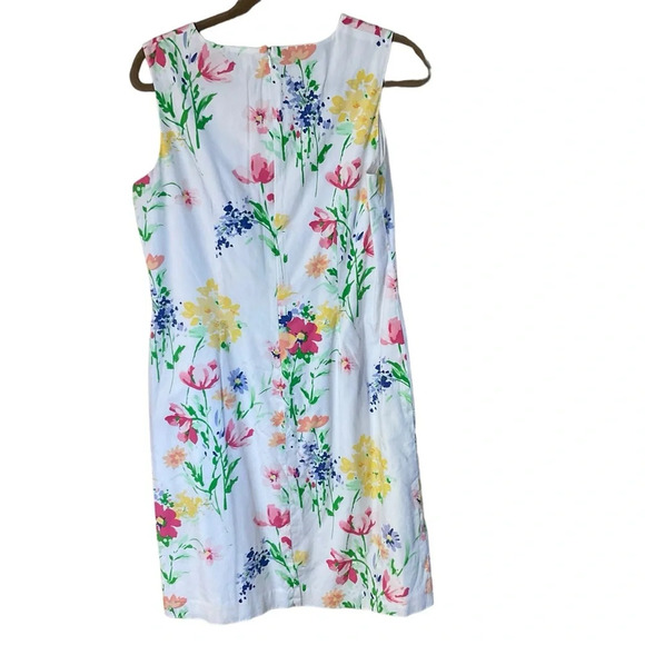 Casual Corner Floral Sleeveless Dress - Picture 6 of 8